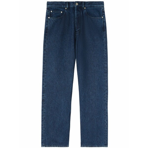 パーム・エンジェルス メンズ ジーンズズボン下 ボトムス Logo-print straight-leg jeans Blue
