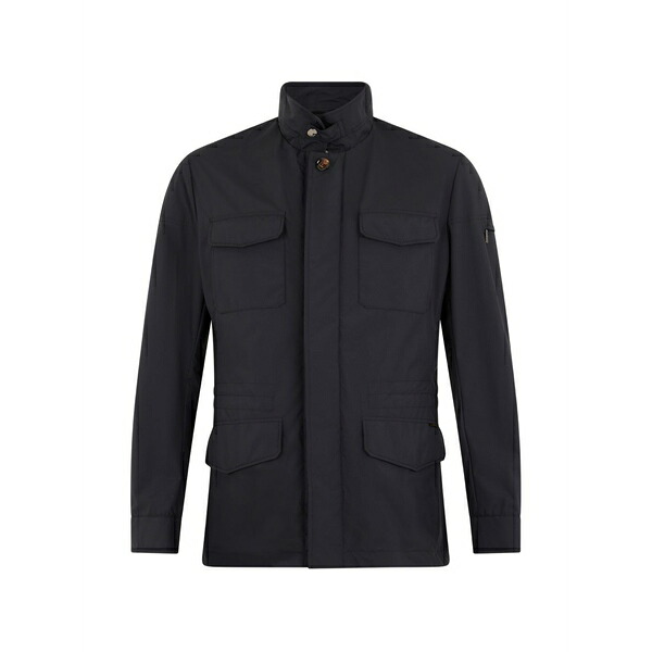 ムーレー メンズ 上衣＆上衣 アウター Flap-pocket collar jacket Blue
