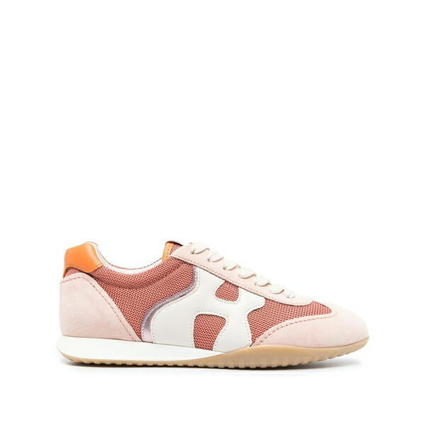 ホーガン レディース スニーカー シューズ Olympia-z leather sneakers Pink|asty
