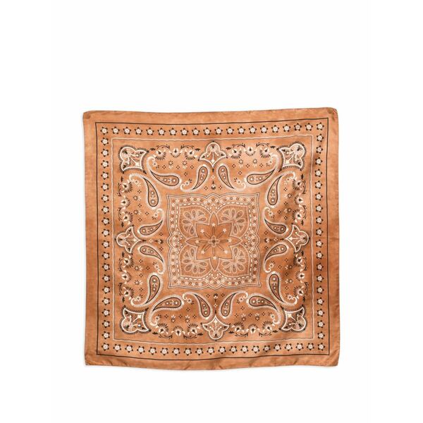 砂子ロ レディース えり巻き・袈裟・えり巻き 付属物 Paisley-pattern scarf Brown