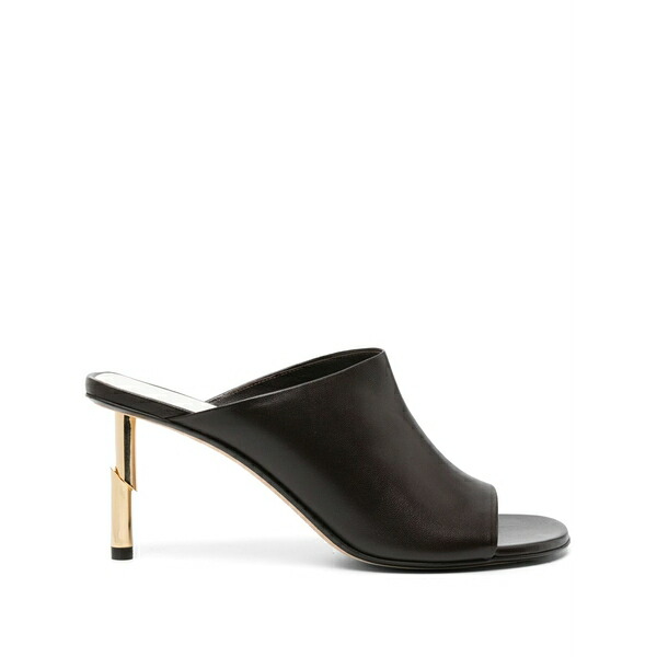 ランバン レディース サンダル シューズ Sequence 75粍 leather sandals Brown