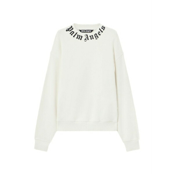 パーム・エンジェルス メンズ パーカー・スウェットシャツ アウター Neck-logo sweatshirt White
