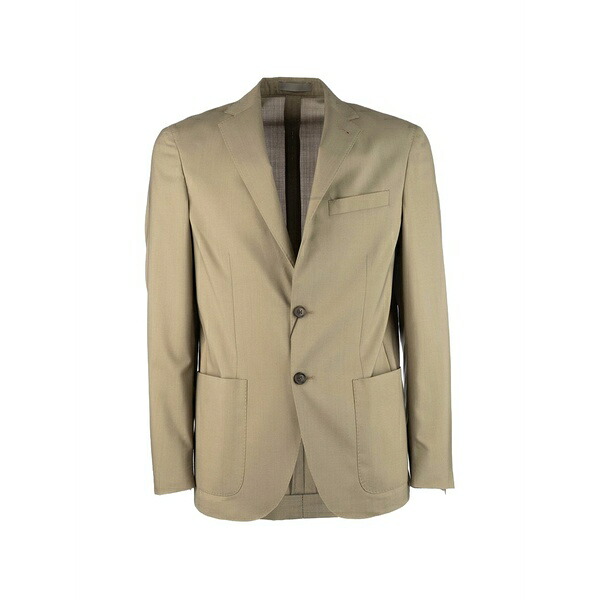 コルネリアーニ メンズ 上衣＆上衣 アウター Single-breasted blazer Neutrals