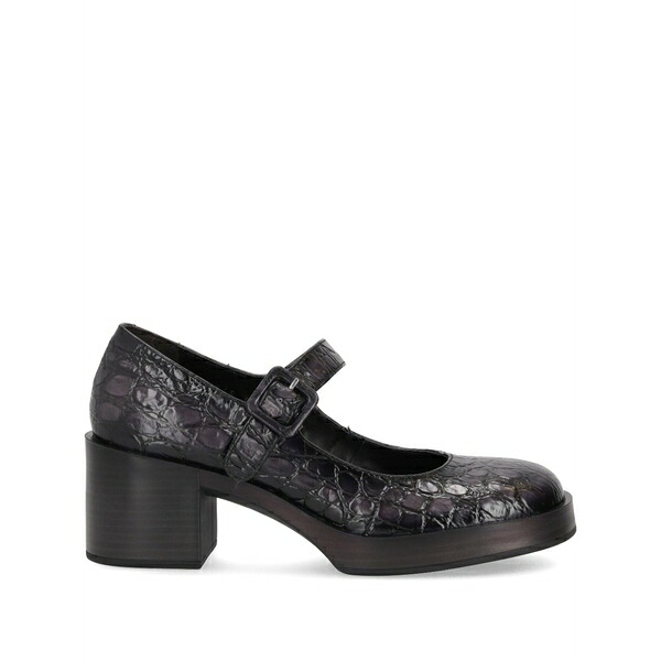 ラ ローズ レディース パンプス シューズ Cristin mercedes reptile-effect pumps Black｜asty 86,240円