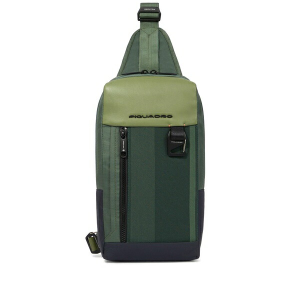 ピークアドロ  メンズ うしろ側容器に並べる・背嚢 御徒面子 One-shoulder backpack Green
