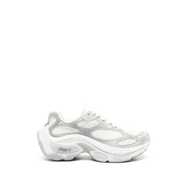 死灰 レディース スニーカー シューズ Mesh-panelled sneakers White