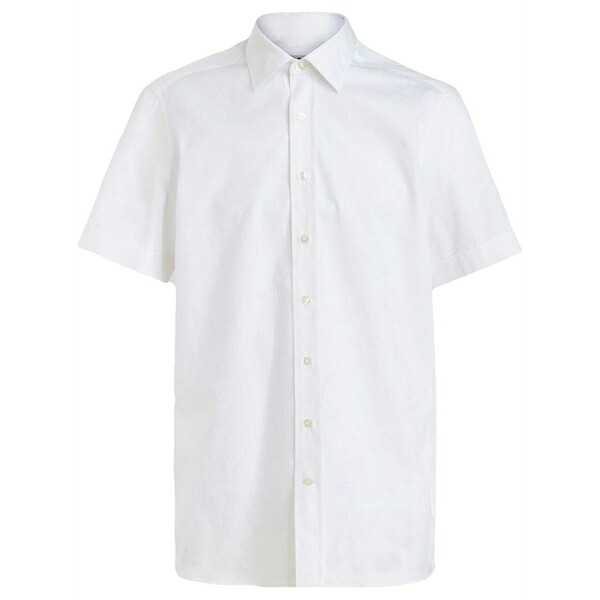 エトロ メンズ プルオーバー トップス Button-down poplin shirt White