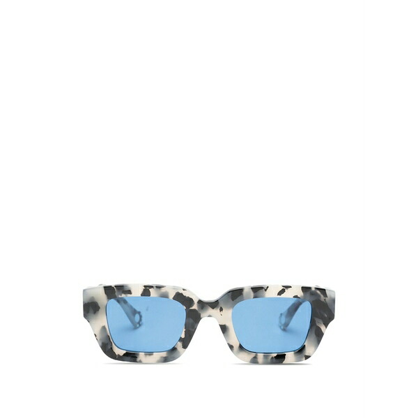 プリンスチャールズ島・ジェフリー メンズ サングラス・アイウェア 添え物 Topsy turvy rectangle sunglasses Grey