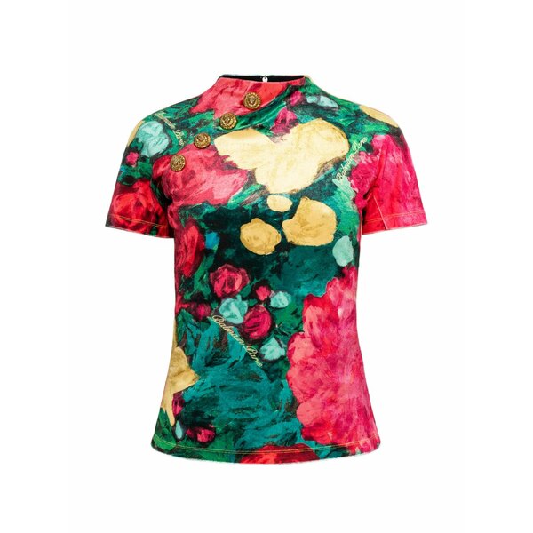 バルマン レディース プルオーバー トップス Floral top Red