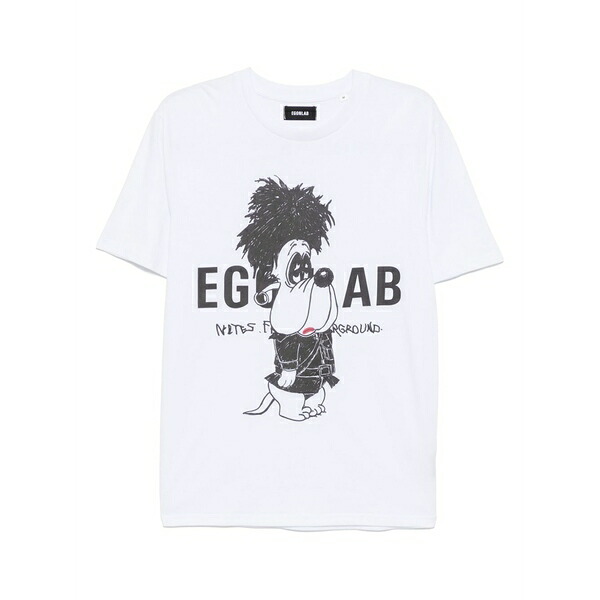 エゴンラボ メンズ ティーシャツ トップス The cure t-shirt White
