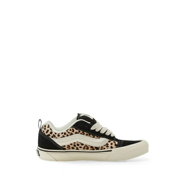 バンズ メンズ スニーカー シューズ Knu skool leopard-print sneakers Black