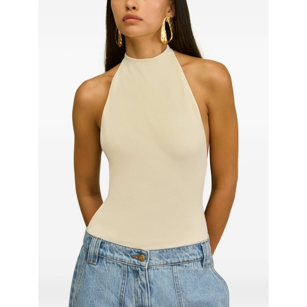 ブームガイア レディース カットソー トップス Minnie halterneck backless bodysuit Neutrals