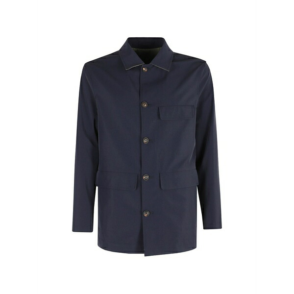 手当たり赤いこと メンズ 上衣＆上衣 アウター Reversible flap-pocket jacket Blue