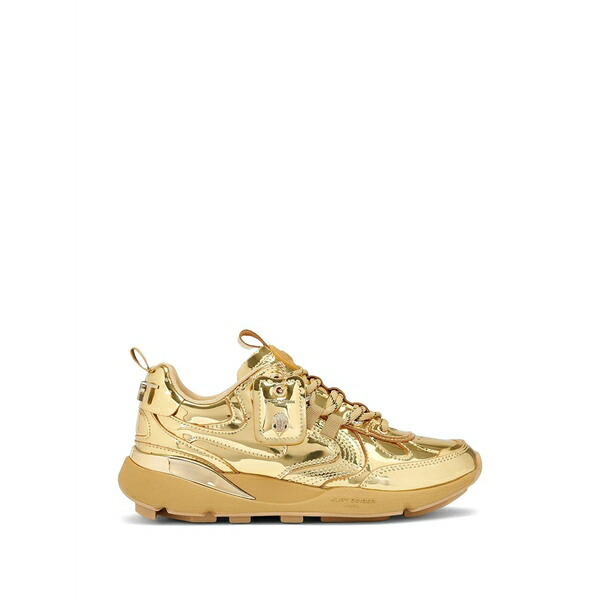 カートジェイガーロンドン レディース スニーカー シューズ Metallic laced kurt runner sneakers Gold