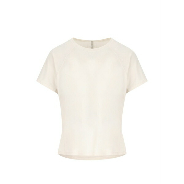 北の方人間の顔 レディース ティーシャツ トップス Jaida raglan-sleeve t-shirt Neutrals