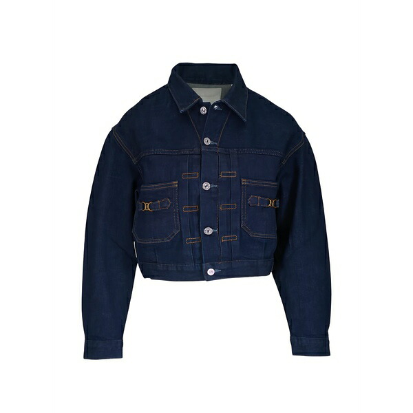 シチズンズ オブ 人間らしさ レディース 上衣＆上衣 アウター Buckle denim jacket Blue