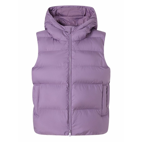 ピンコ レディース 上衣＆上衣 アウター Hooded puffer gilet Purple