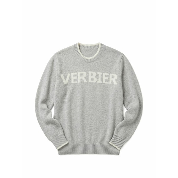 ジュルタ メンズ 編み物\u0026プルオーバー アウター Crew-neck sweater Grey