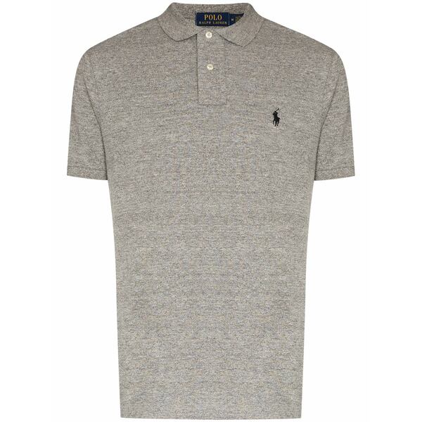 ラルフローレン メンズ スポーツシャツ トップス Embroidered logo polo shirt Grey