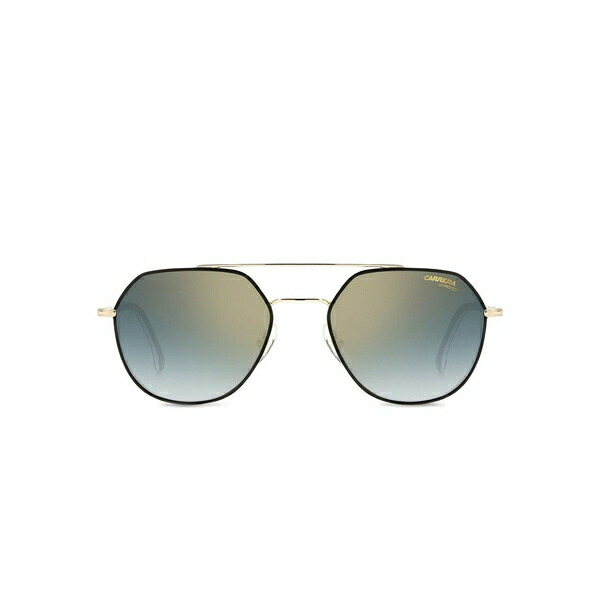 カレーナ メンズ サングラス・アイウェア 付属物 Geometric-frame sunglasses Gold