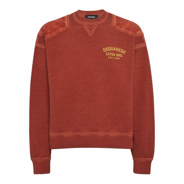 ディースクエアード メンズ パーカー・スウェットシャツ アウター Cipro sweatshirt Red