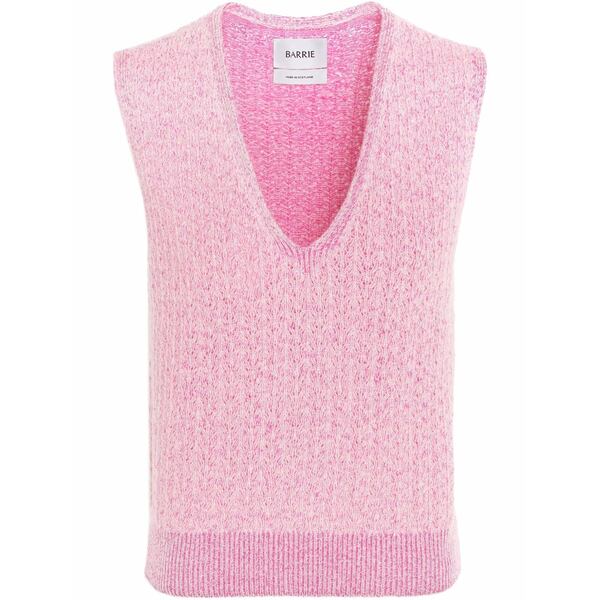 バリー レディース カットソー トップス V-neck cashmere top Pink
