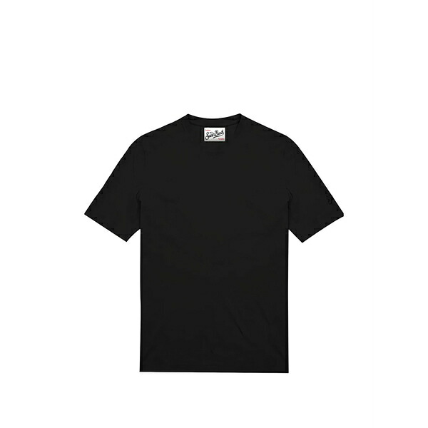 エムシーツーセイントバース メンズ ティーシャツ トップス Embroidered-logo t-shirt Black