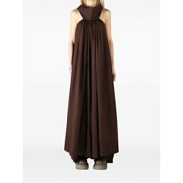 リックオウエンス レディース 衣裳 トップス Chalice gown Brown