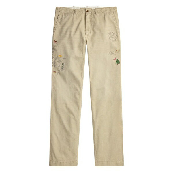 ラルフローレン メンズ 心地好いズボン下 ボトムス Graphic chino trousers Neutrals