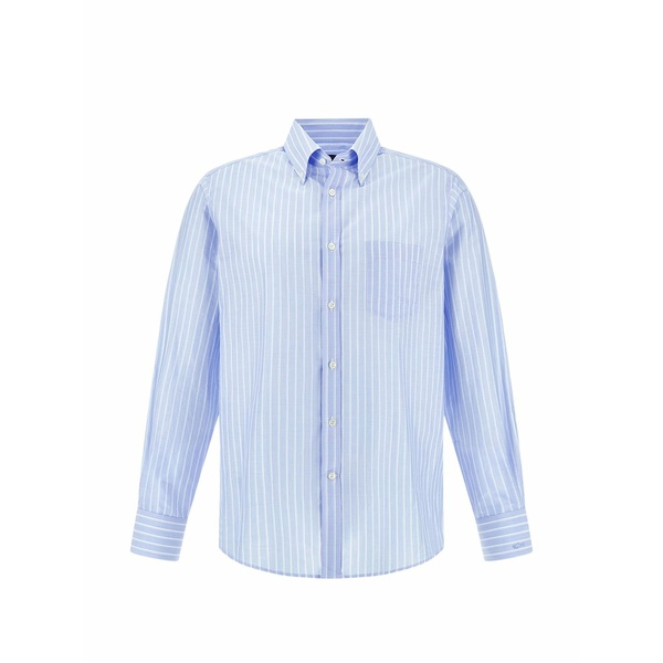 ポールアンドシャーク メンズ プルオーバー トップス Striped cotton shirt Blue