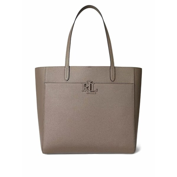 ラルフローレン レディース トートバッグ 御徒面子 Large cameryn logo-plaque tote bag Brown