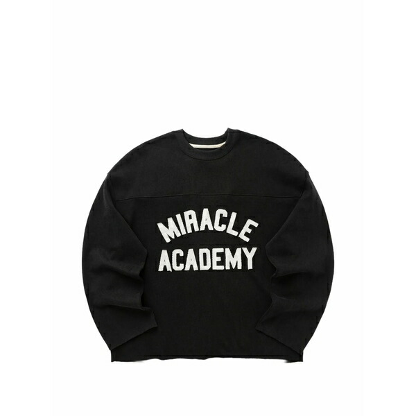 ナミアス メンズ ティーシャツ トップス Long-sleeve t-shirt Black