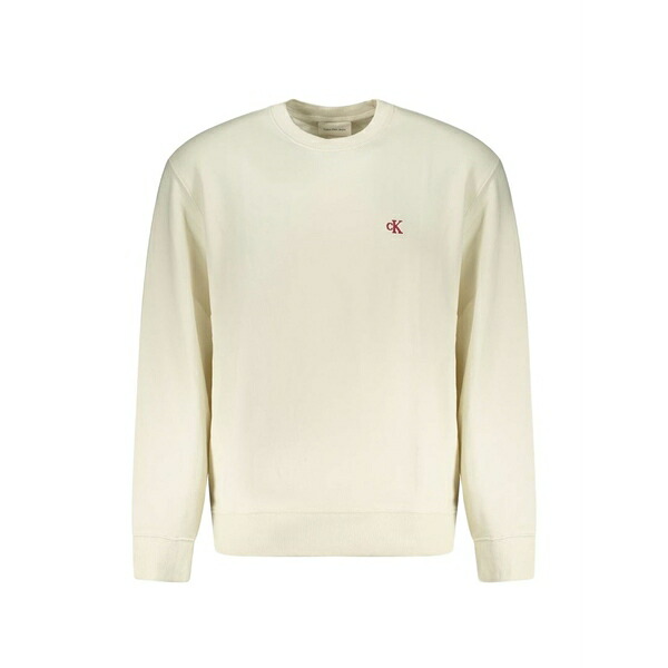カルバンクライン メンズ パーカー・スウェットシャツ アウター Crew-neck sweatshirt Neutrals