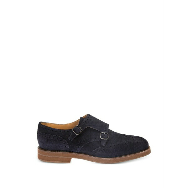 教会堂 メンズ 御召しものシューズ シューズ Kelby monk shoes Blue