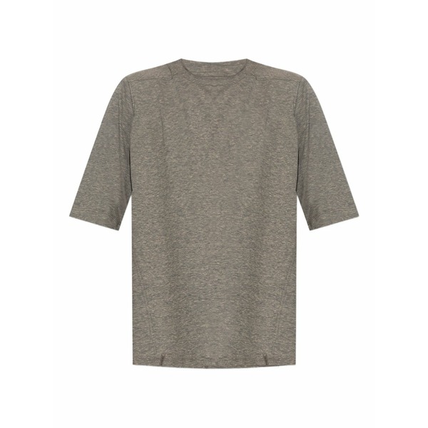 リックオウエンス メンズ ティーシャツ トップス Short-sleeve drawstring t-shirt Grey