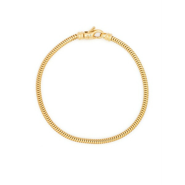 トムウッド レディース ブレスレット・バングル・アンクレット アクセサリー Snake-chain sterling-silver bracelet Gold｜asty
