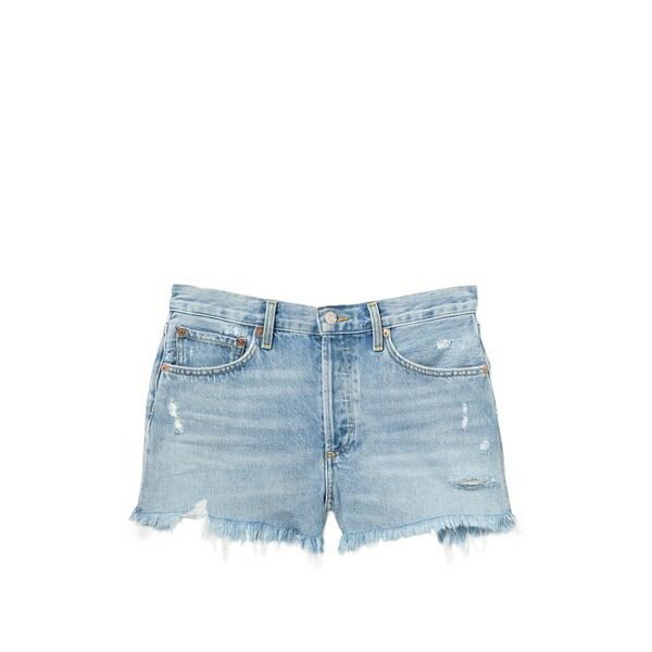アゴルド レディース 心地よいズボン下 ボトムス Parker shorts Blue
