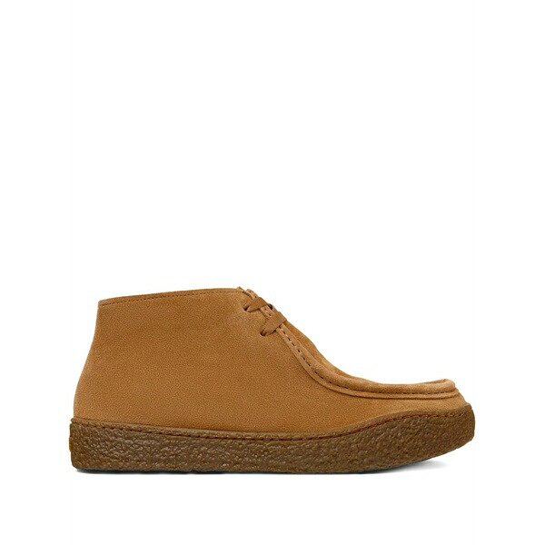 カンペール メンズ ブーツ シューズ Peu terreno suede lace-up desert boots Brown
