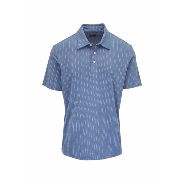 ファエティ メンズ スポーツシャツ トップス Movement￠￠ dotted polo shirt Blue