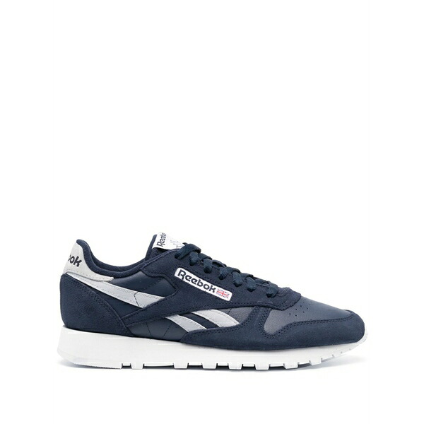 リーボック メンズ スニーカー シューズ Logo-patch suede sneakers Blue