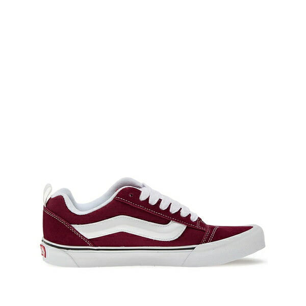 バンズ メンズ スニーカー シューズ Knu skool leather sneakers Red