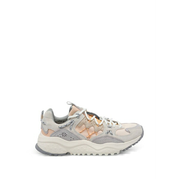 御花お山 レディース スニーカー シューズ Yamabushi round-toe sneakers Neutrals