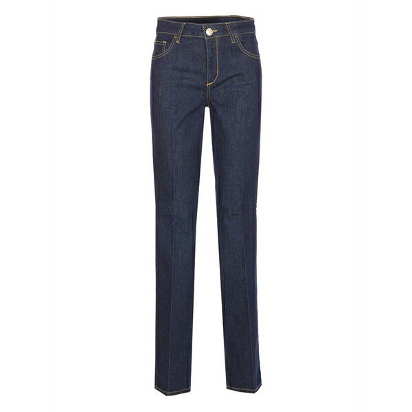リュージョー レディース 心地よいズボン下 ボトムス Button-up trousers Blue