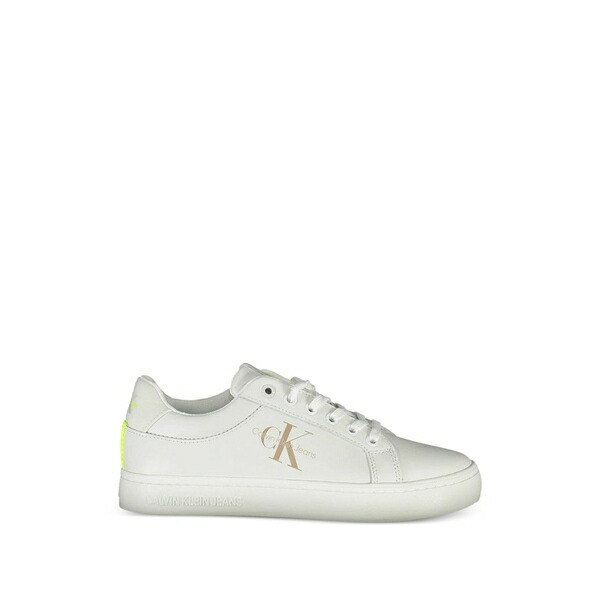 カルバンクライン レディース スニーカー シューズ Logo-detail low-top sneakers White
