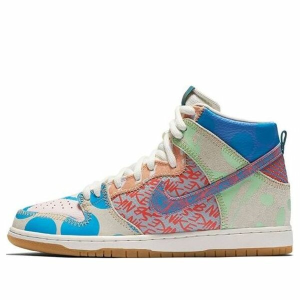 Nike ナイキ メンズ スニーカー 【Nike x Thomas Campbell SB Dunk High 'What The' 918321-381】 サイズ US_7.5(25.5cm)｜asty
