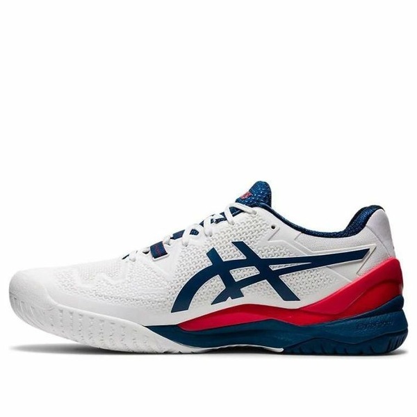 ASICS アシックス メンズ スニーカー  【ASICS Gel Resolution 8 White Mako Blue 1041A079-103】  サイズ US_11(29.0cm)