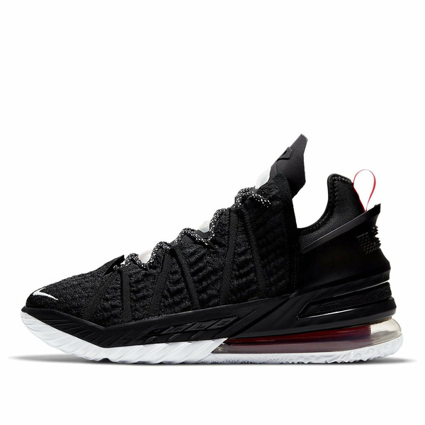 Nike ナイキ メンズ スニーカー  【Nike LeBron 18 \u0027Black University Red\u0027 CQ9283-001】  大いさ US_10.5(28.5糎) スニーカー-メンズ靴