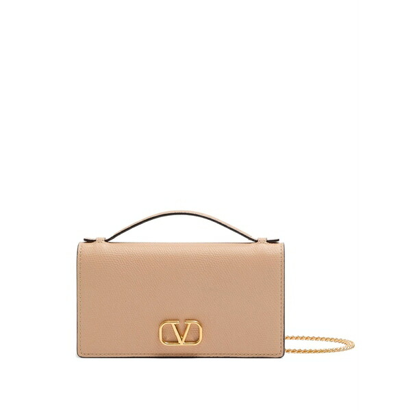 ヴァレンティノ ガラヴァーニ レディース 札入れ 佩び物 Vlogo signature wallet with chain Neutrals
