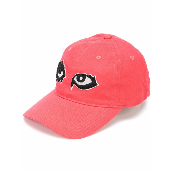 ハクーラ メンズ 鳥打ち帽 付属物 Eyes dad baseball cap Pink