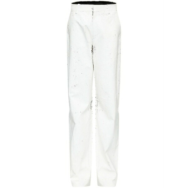 マルタンマルジェラ レディース 心地よいズボン下 ボトムス Coated trousers  White